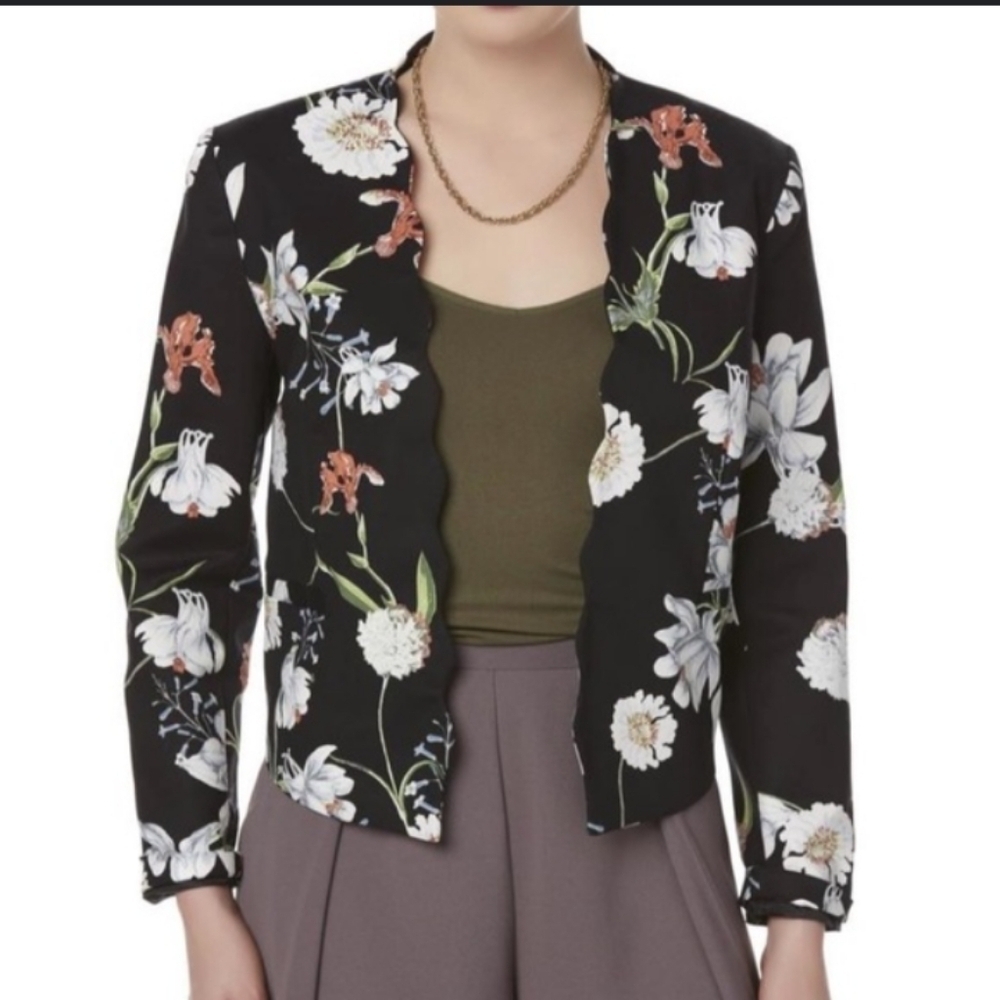 Simply Styled by Sears Floral Blazer Size Large